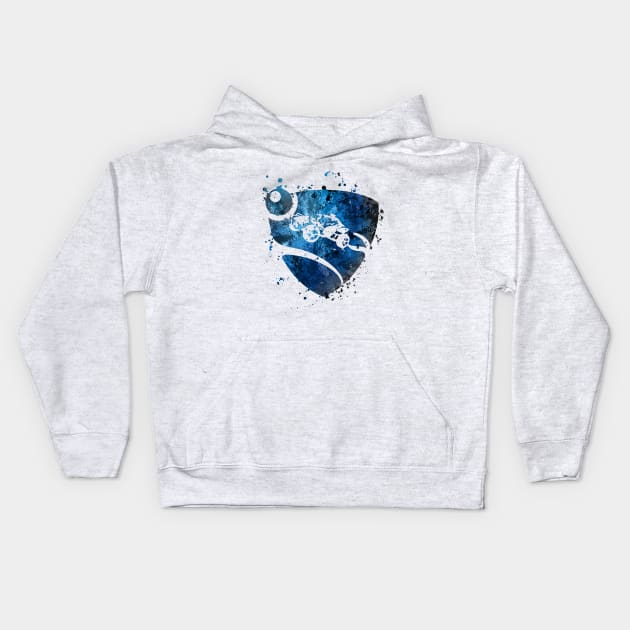 Rocket League Splatter Kids Hoodie by JonathonSummers